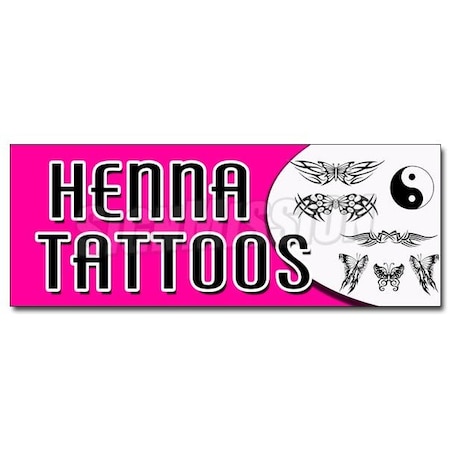 HENNA TATTOOS DECAL Sticker Natural Long Lasting Temporary Parlor Artist